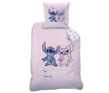 Disney Lilo & Stitch Duvet cover Amour 140 x 200 + 63 x 63 cm Cotton