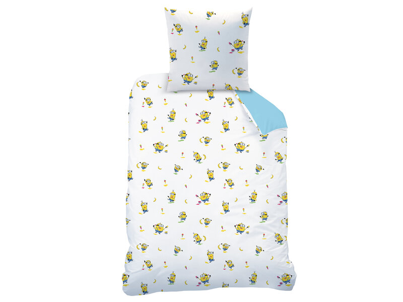 Minions Bettbezug Fete – 140 x 200 + 63 x 63 cm – Baumwolle