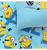 Minions Housse de couette Fête - 140 x 200 + 63 x 63 cm - Coton