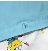 Minions Housse de couette Fête - 140 x 200 + 63 x 63 cm - Coton