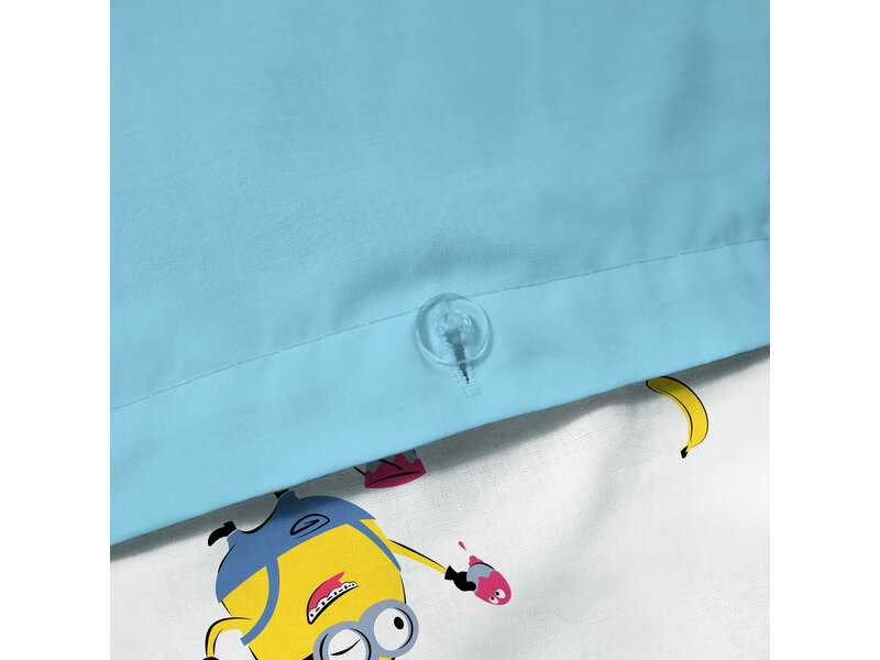 Minions Dekbedovertrek Fete - 140 x 200 + 63 x 63 cm - Katoen