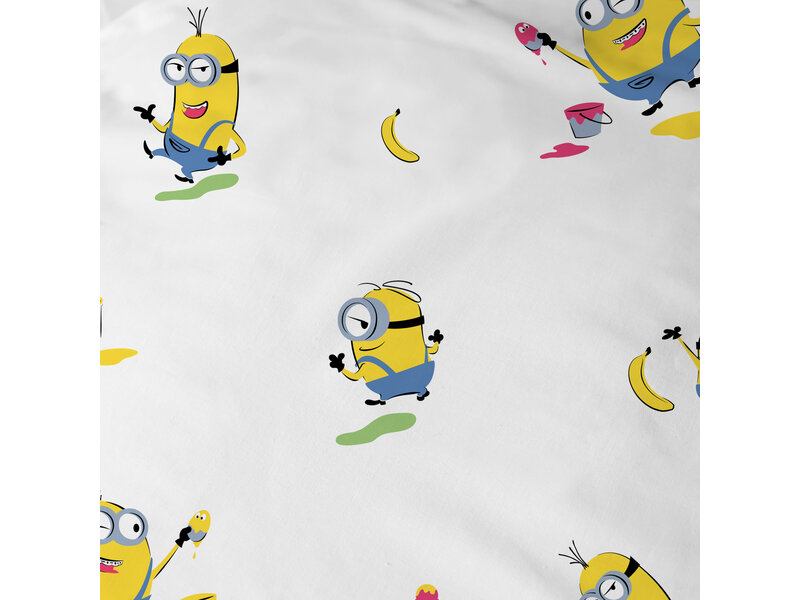 Minions Dekbedovertrek Fete - 140 x 200 + 63 x 63 cm - Katoen
