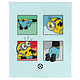 Fleece-Karomuster, 125 x 150 cm, Polyester