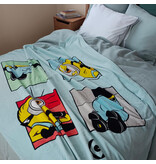 Minions Couverture polaire à carreaux Oops - 125 x 150 cm - Polyester