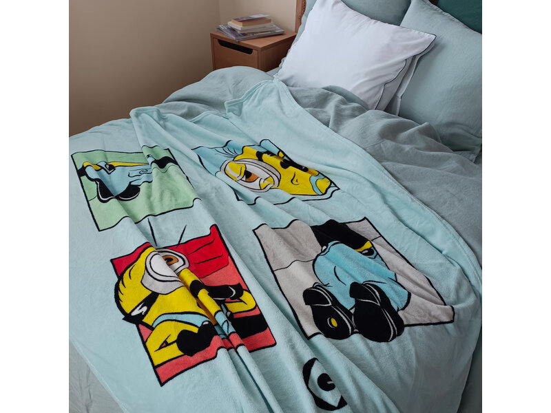 Minions Fleeceplaid Oops - 125 x 150 cm - Polyester