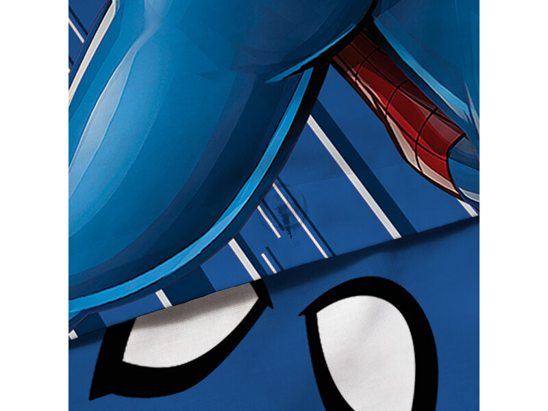 SpiderMan True Hero Duvet Cover - 140 x 200 + 63 x 63 cm - Cotton
