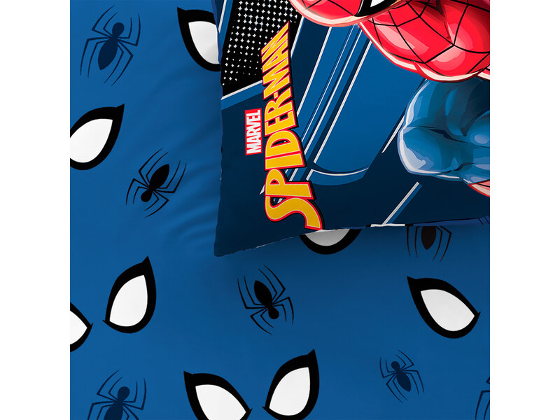 SpiderMan True Hero Bettbezug – 140 x 200 + 63 x 63 cm – Baumwolle