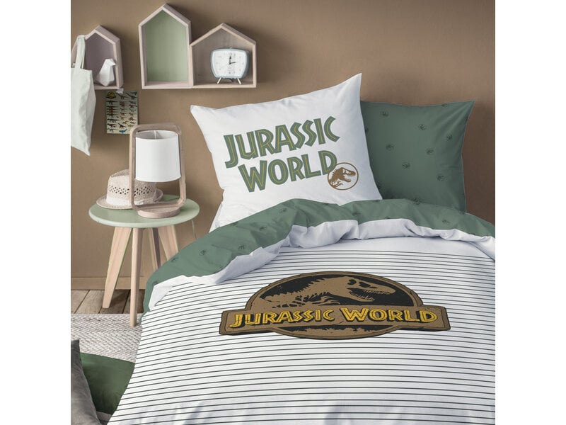 Jurassic World Dekbedovertrek - 140 x 200 + 63 x 63 cm - Katoen