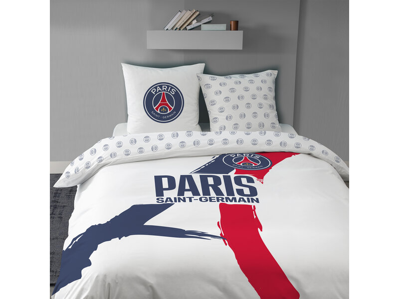Paris Saint Germain Dekbedovertrek Tour - Lits Jumeaux -  240 x 220 cm + 2 x 63 x 63 cm - Katoen