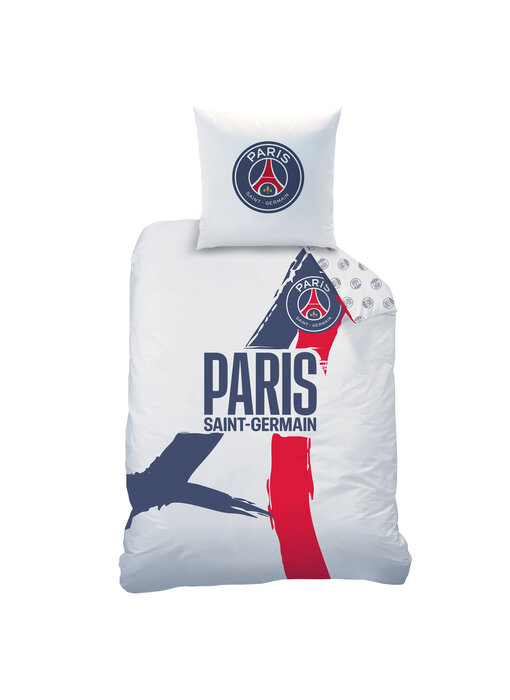 Paris Saint Germain Duvet Cover Tour 140 x 200 + 63 x 63 cm Cotton
