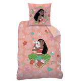 Disney Vaiana Bettbezug – Fleur – Einzelbett – 140 x 200 + 63 x 63 cm – Baumwolle