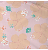 Disney Vaiana Housse de couette - Fleur - 1 personne - 140 x 200 + 63 x 63 cm - Coton