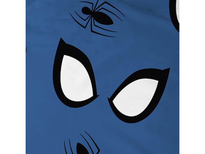 SpiderMan Drap-housse - True Hero - 90 x 190/200 cm - Coton