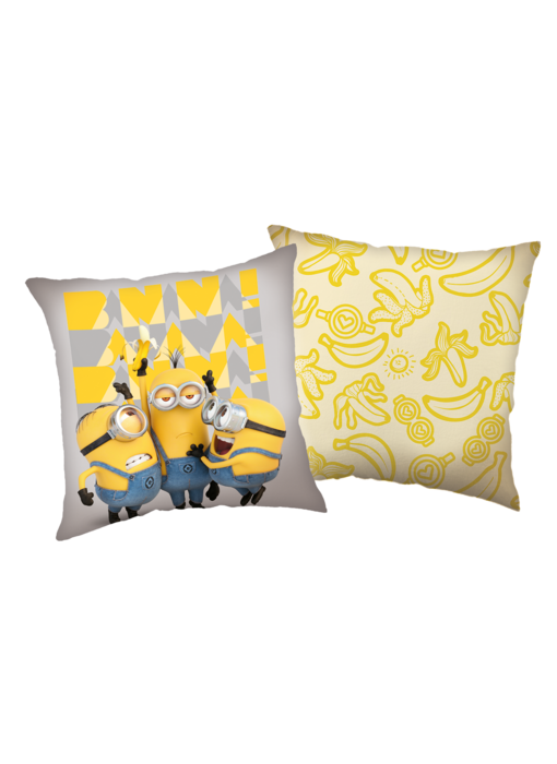 Minions Dekokissen „Crazy Mood“, 40 x 40 cm, Polyester