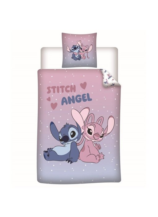 Disney Lilo & Stitch Dekbedovertrek 140 x 200 + 65 x 65 cm Polycotton