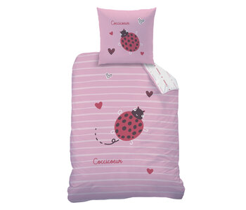 Matt & Rose Coccicoeur Bettbezug 140 x 200 + 63 x 63 cm Baumwolle