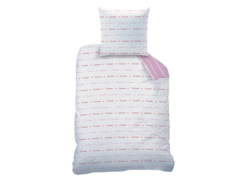 Matt & Rose Coccicoeur Duvet Cover - Single - 140 x 200 + 63 x 63 cm - Cotton