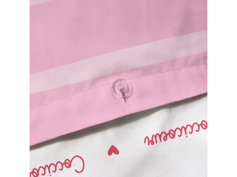 Matt & Rose Dekbedovertrek Coccicoeur - Eenpersoons - 140 x 200 + 63 x 63 cm - Katoen