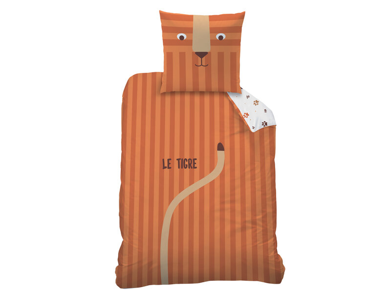 Matt & Rose Duvet Cover Le Tigre - Single - 140 x 200 + 63 x 63 cm - Cotton