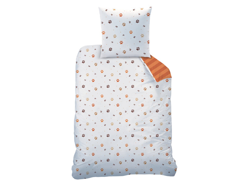 Matt & Rose Dekbedovertrek Le Tigre - Eenpersoons - 140 x 200 + 63 x 63 cm - Katoen