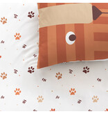 Matt & Rose Bettbezug Le Tigre – Einzelbett – 140 x 200 + 63 x 63 cm – Baumwolle