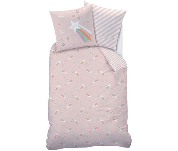 Matt & Rose Dekbedovertrek Ster 140 x 200 + 63 x 63 cm Katoen