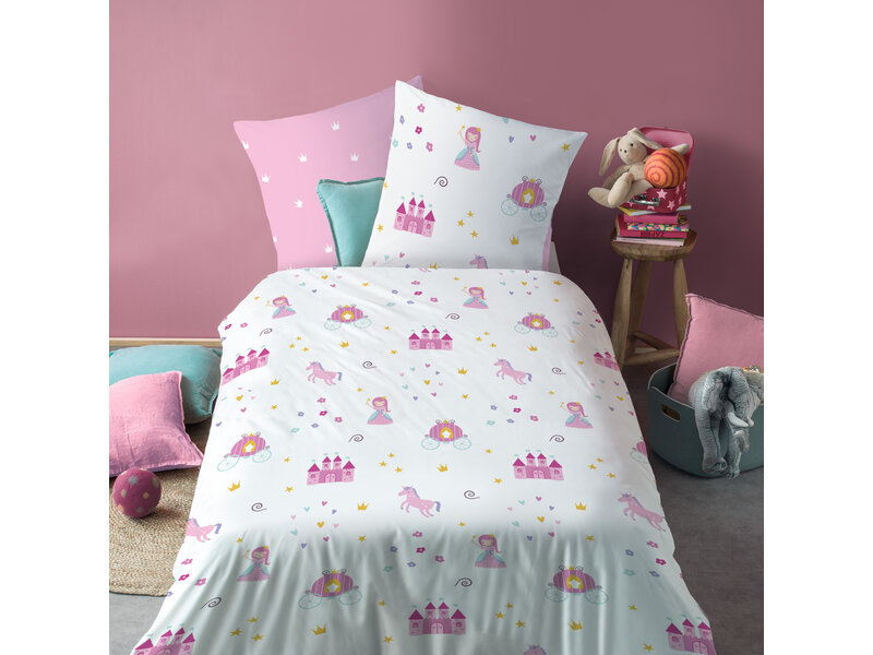 Matt & Rose Housse de couette Wonder - 1 personne - 140 x 200 + 63 x 63 cm - Coton