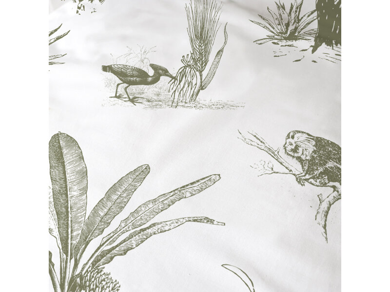 Matt & Rose Dekbedovertrek Safari - Lits Jumeaux - 240 x 220 cm + (2x) 65 x 65 cm - Katoen