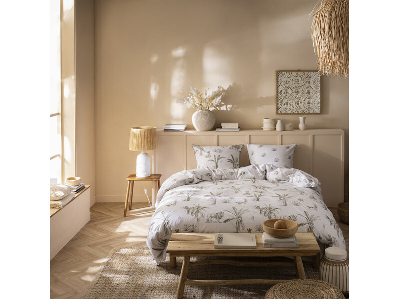 Matt & Rose Housse de couette Safari - Taille King - 240 x 220 cm + (2x) 65 x 65 cm - Coton