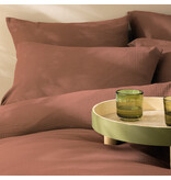 Matt & Rose Dekbedovertrek - Tweepersoons - Terracotta - 200 x 200 + (2x)65 x 65 cm - Mousseline Katoen