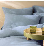Matt & Rose Dekbedovertrek - Hotelmaat - Blue Horizon - 260 x 240 + (2x)65 x 65 cm - Blauw - Mousseline Katoen