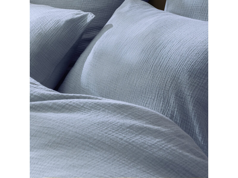 Matt & Rose Bettbezug – Blue Horizon – 140 x 200 + 65 x 65 cm – Blau – Baumwollmusselin
