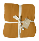 Matt & Rose Bettbezug – Kingsize – Karamell – 240 x 220 + (2x) 65 x 65 cm – Baumwollmusselin