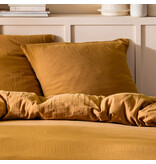 Matt & Rose Dekbedovertrek - Lits Jumeaux - Caramel - 240 x 220 + (2x)65 x 65 cm - Mousseline Katoen