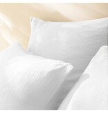 Matt & Rose Set weiße Kissenbezüge (2 Stück) 50 x 70 cm – Baumwollmusselin