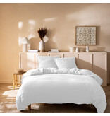 Matt & Rose Dekbedovertrek - Lits Jumeaux - Wit - 240 x 220 + (2x)65 x 65 cm - Mousseline Katoen