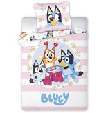 Bluey Housse de couette bébé/enfant en bas âge - 100 x 135 cm / 40 x 60 cm - Coton