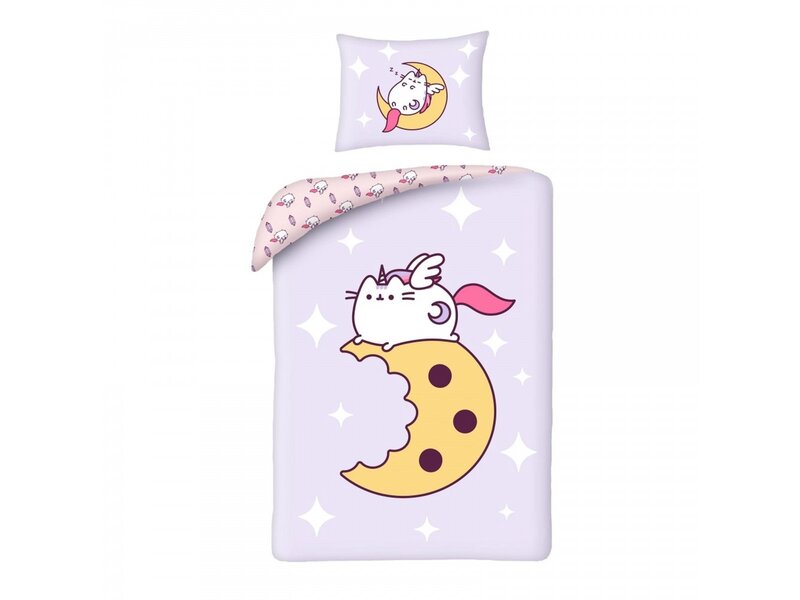 Pusheen Dekbedovertrek - Cookie - 140 x 200 + 70 x 90 cm - Polyester
