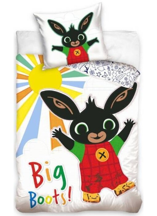 Bing Bunny Housse de couette 140 x 200 + 60 x 70 cm en coton