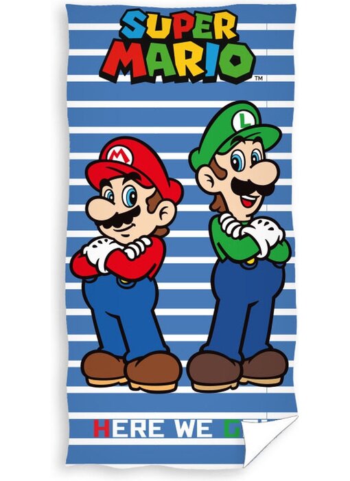 Super Mario Strandlaken 70 x 140 cm Katoen