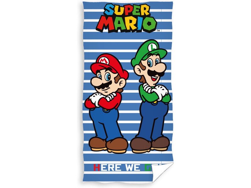Super Mario Strandtuch – 70 x 140 cm – Baumwolle