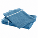 Ensemble de 4 débarbouillettes bleu pierre Empress en coton