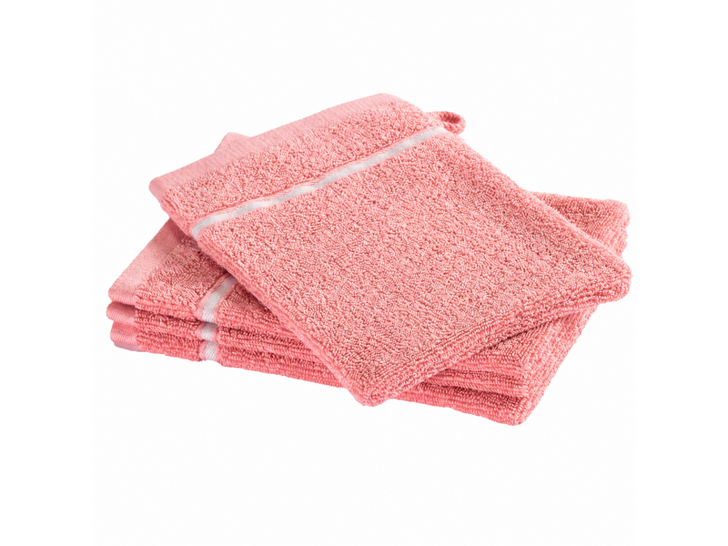 Moodit Washandjes Empress - Vieux Rose - set 4 st. - 23 x 16 cm - 100% Katoen