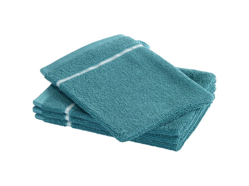 Moodit Empress Waschlappen – Arctic – 4er-Set – 23 x 16 cm – 100 % Baumwolle