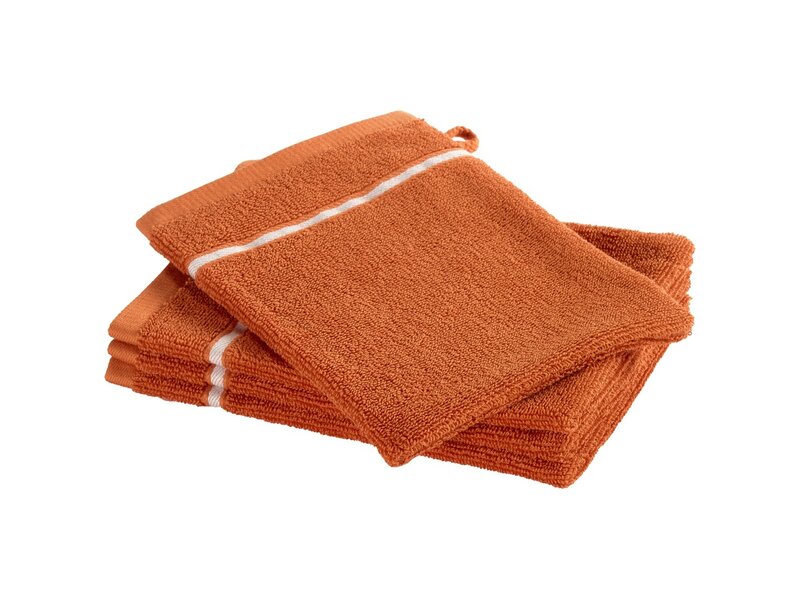 Moodit Empress Waschlappen – Bronze – 4er-Set – 23 x 16 cm – 100 % Baumwolle