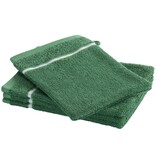 Moodit Empress Washcloths - Emerald Green - set of 4 - 23 x 16 cm - 100% Cotton