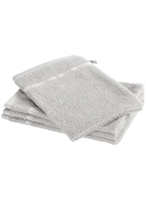 Moodit Washandjes Empress Silver set (4 st.) Katoen