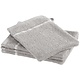Waschlappen-Set Empress Steel Grey (4-teilig) aus Baumwolle