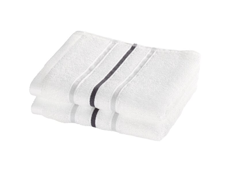 Moodit Gastendoekjes Empress - White - set 2 stuks - 30 x 50 cm - 100% Katoen