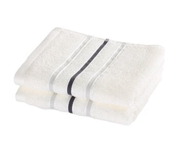 Moodit Ensemble de 2 serviettes d'invités Empress Vanilla en coton